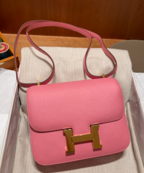 에르메스 콘스탄스18 로즈아잘리아 금장 앱송